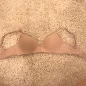 Tan Victoria’s Secret bra.